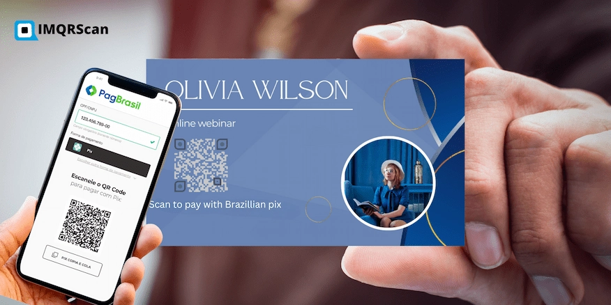 Pay easily using a QR code Pix