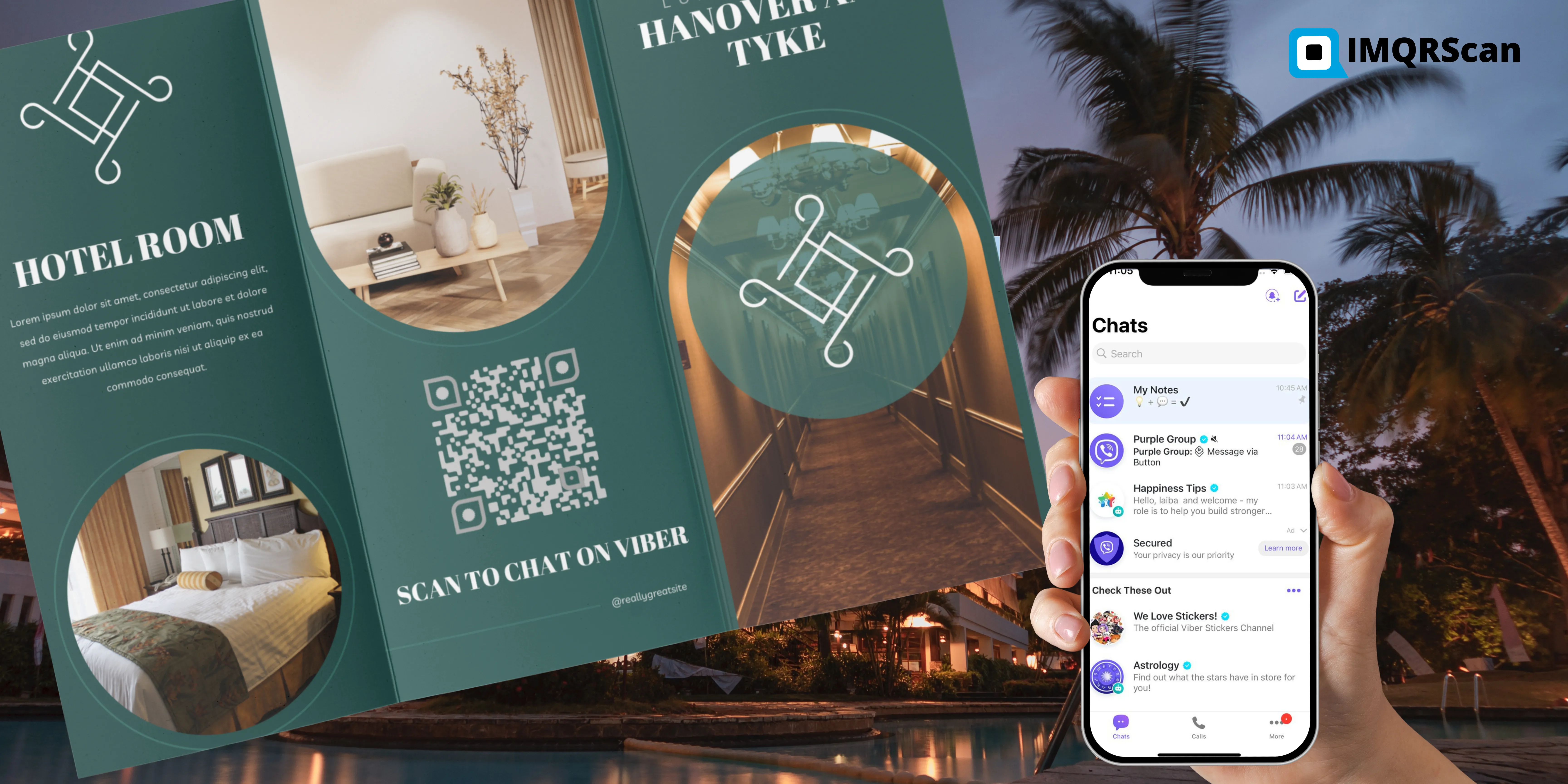 Connect on Viber with a QR code