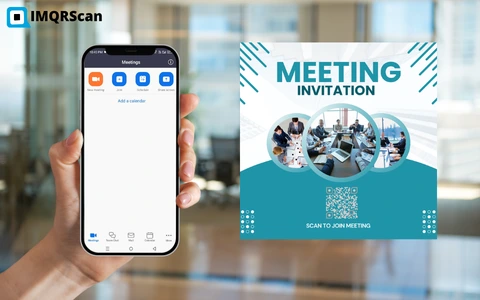Quick Zoom access via QR code for meetings and events