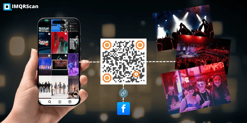 Event Photo QR code in social media