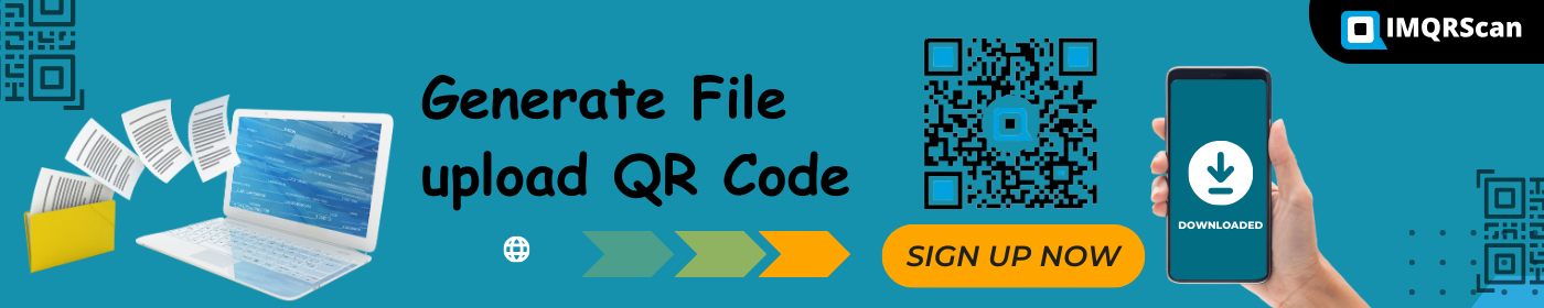 upload file and generate qr code