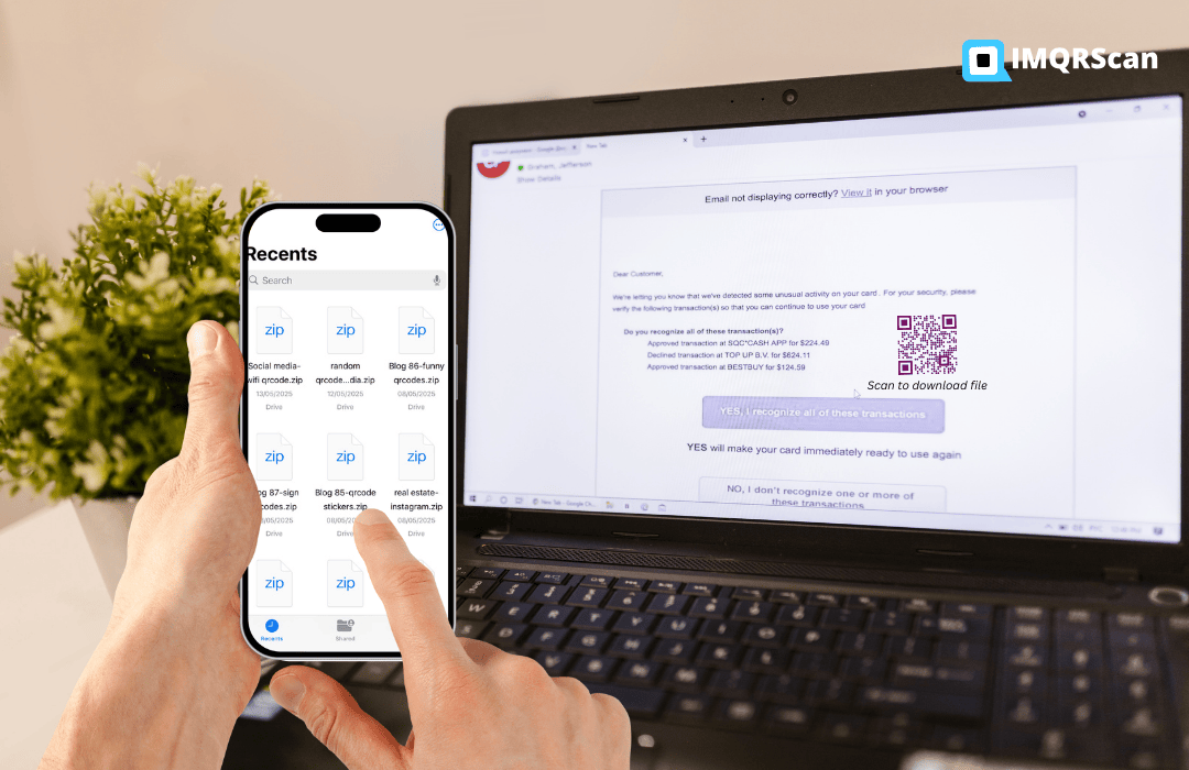 turn file into qr code