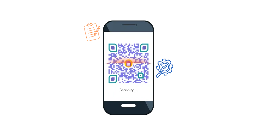 Step 6 Test scan before printing a File QR code