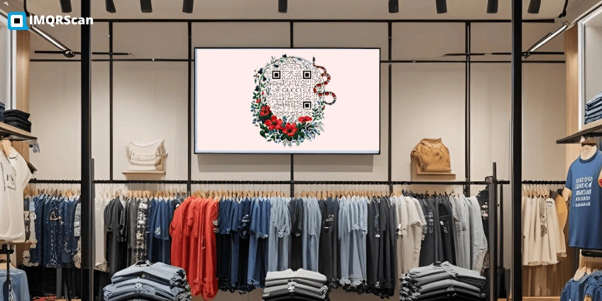 creative ideas to use floating QR codes