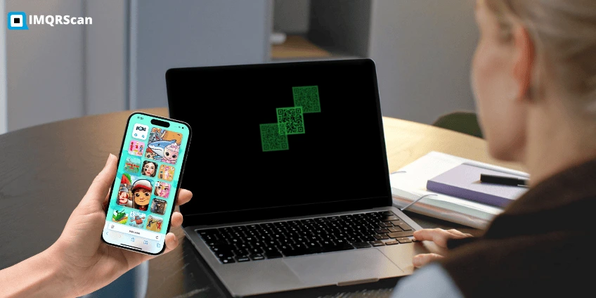 Floating QR codes For ads and games