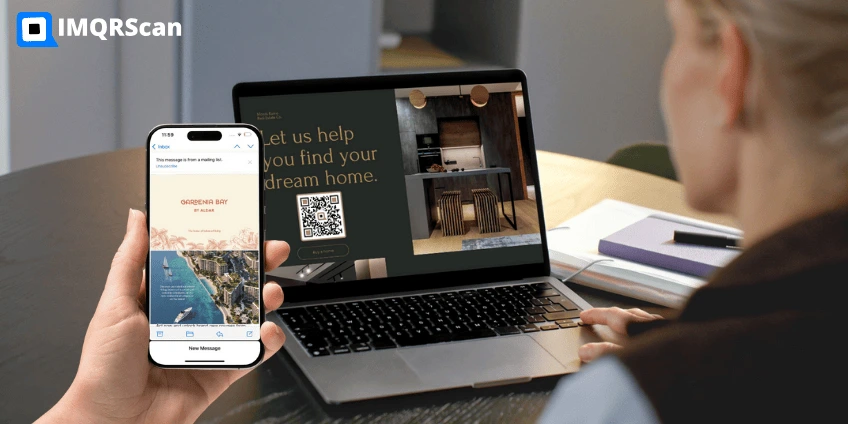 Real Estate QR code for smooth contact with customer