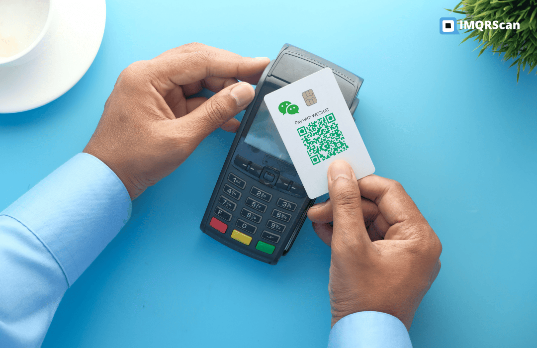 QR code on wechat, Pay now