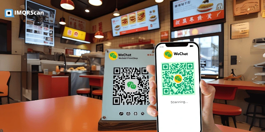 How to scan QR code wechat