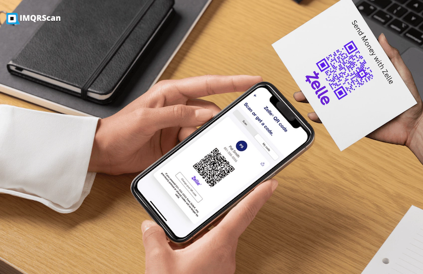 scan Zelle QR code and Send money instantly