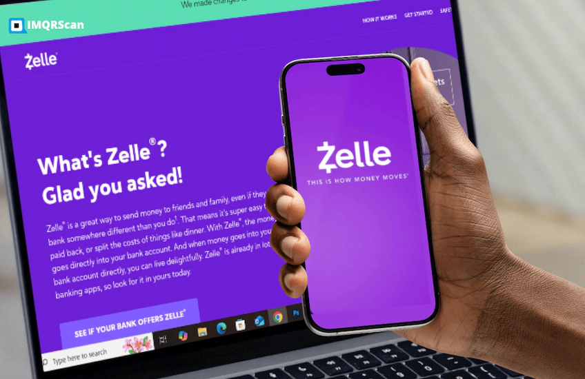 Use Zelle QR code for smart payments