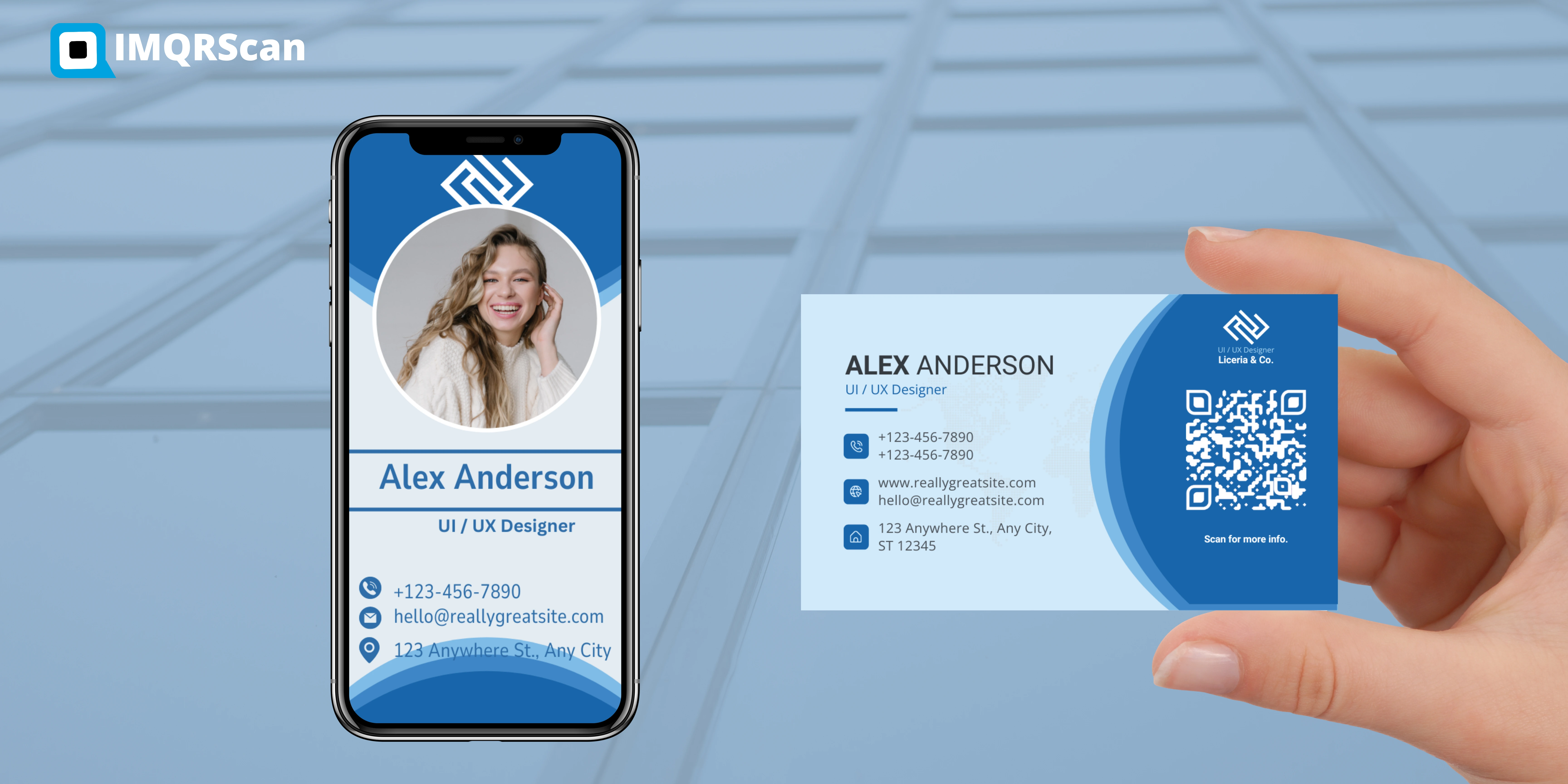 Business profile QR code