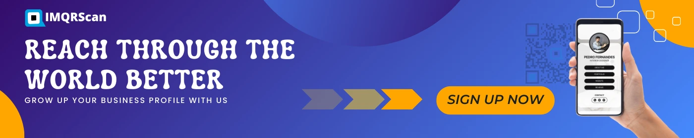 create business profile qr code with IMQRScan