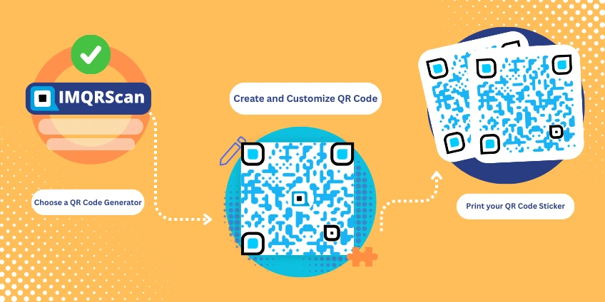 Step-by-step guide to Generate Customized QR Code stickers for printing