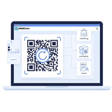 Create your dynamic QR code in seconds using IMQRScan