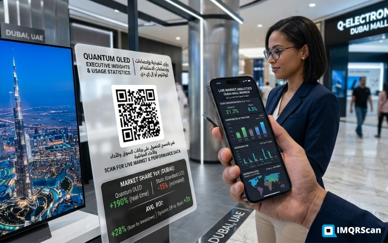 Statistics showing why dynamic QR codes outperform static QR codes in marketing campaigns