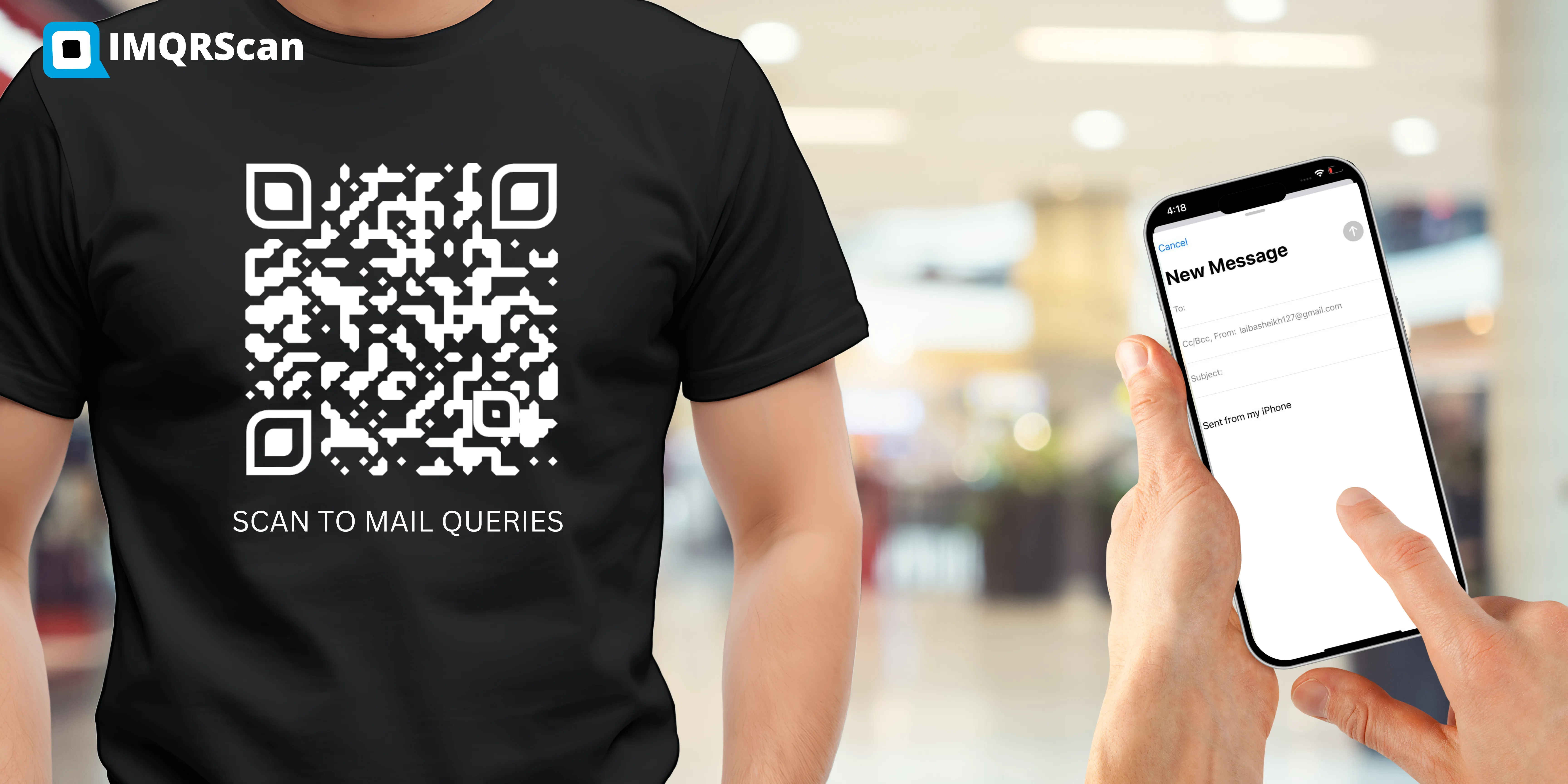 create qr code for email