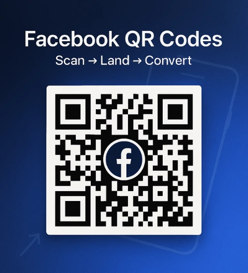 IMQRScan's Facebook QR Code Generator for Page, Profile, Group & Event with logo