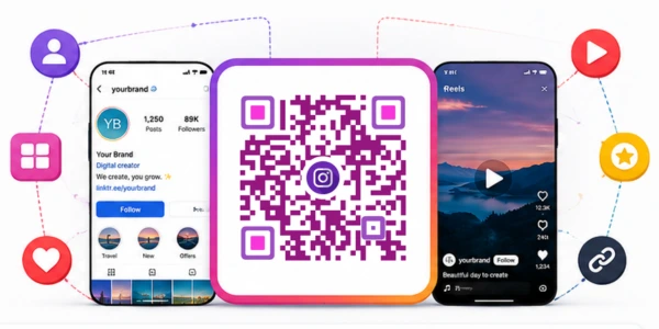 Instagram QR Code Generator for profiles, posts, Reels, and Stories