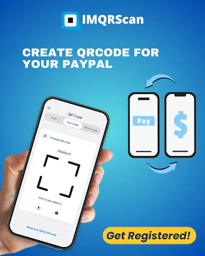 create QR code for Paypal