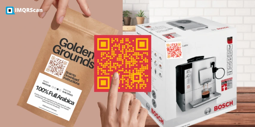 Practical Use of Clickable QR Codes for product packaging