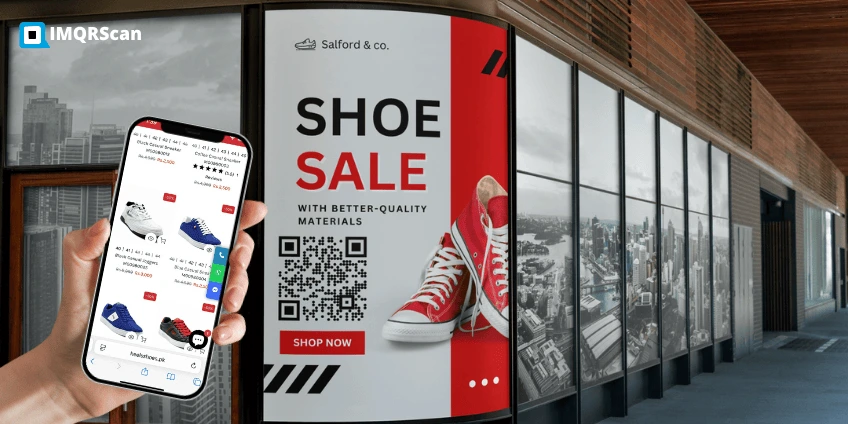 Use of Clickable QR Codes for e-commerce