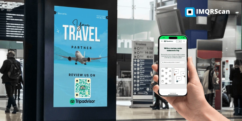 Tripadvisor Review QR code