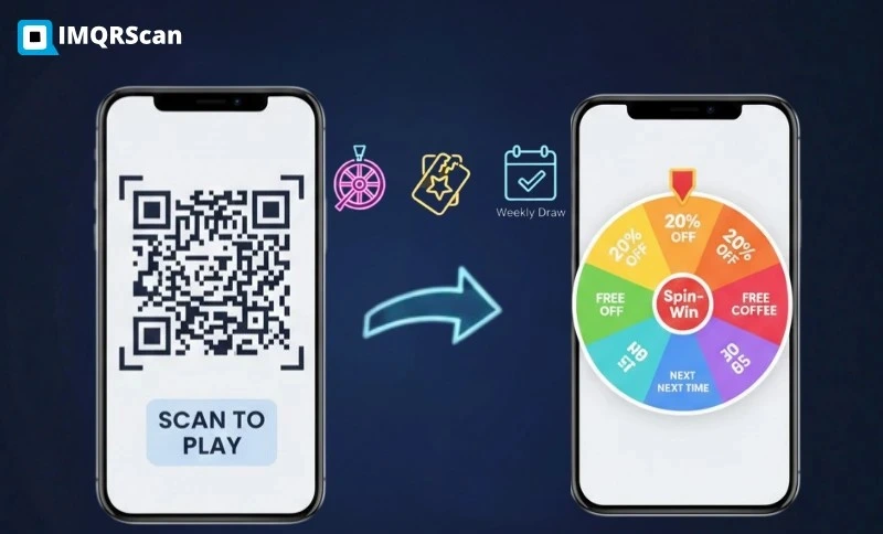 Creative QR code marketing campaign using gamification and rewards
