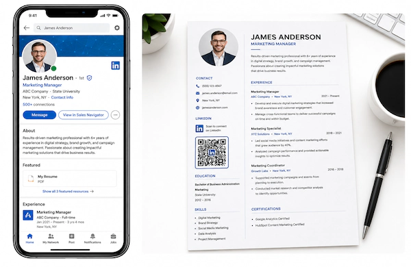 Create LinkedIn QR Code