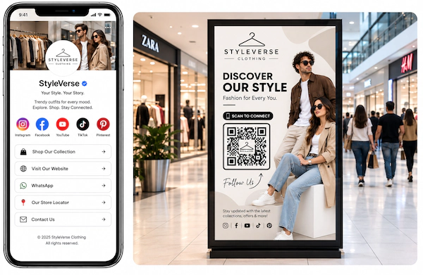 Create Social Media QR Code