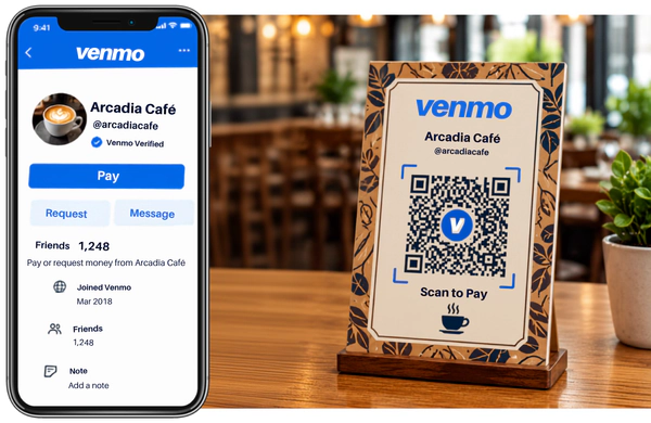 Create a custom Venmo QR code from a verified Venmo profile link