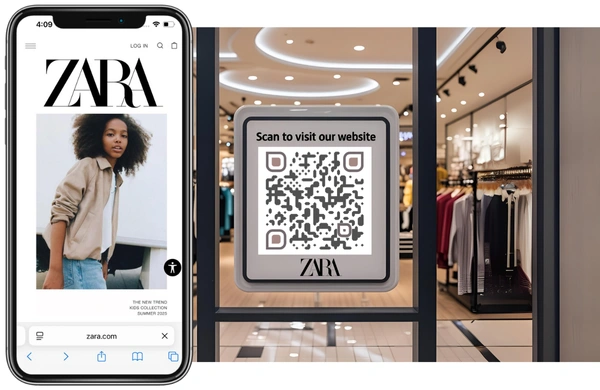 Create Website Builder QR Code