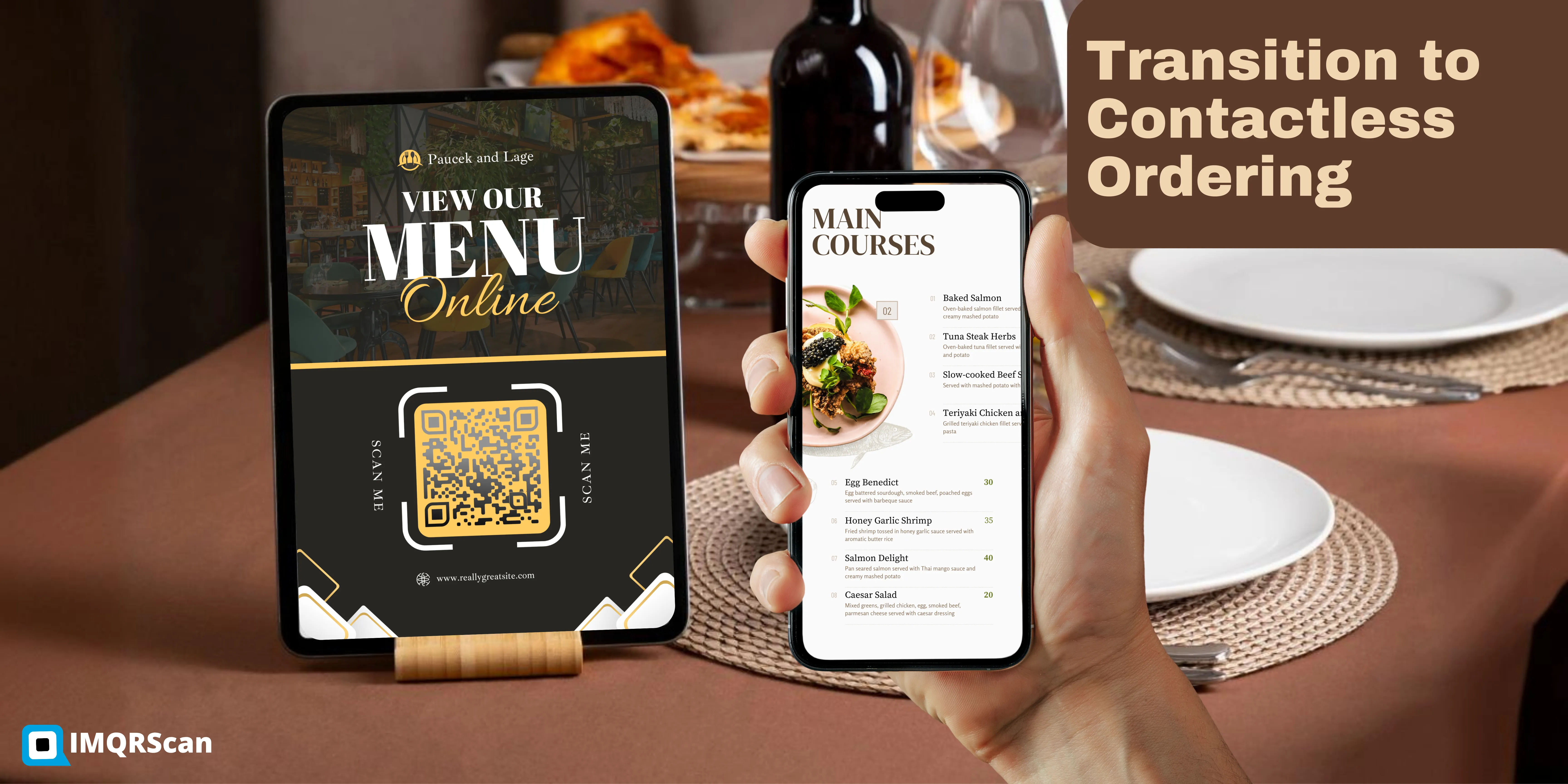  Restaurant Menu QR Codes Generator With IMQRSCAN