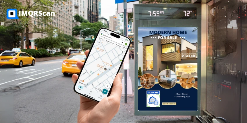 Share Property Location with QR code